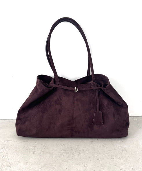 フェイクスウェードBIGトートバッグ | LO1256012 | ブラウン