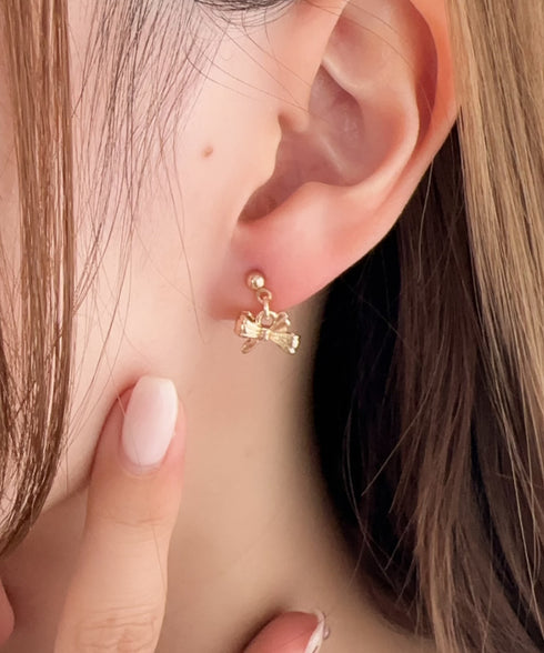 リボンモチーフ6ペアセットピアス | SW4251001 | ゴールド