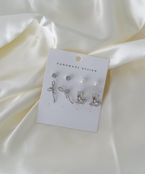 ニュアンスモチーフ4ペアセットピアス | SW4251003 | シルバー