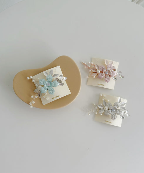 フラワーパールヘアクリップ | SW4251006 | ピンク