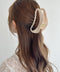 マーブルヘアクリップ | SW4251010 | アイボリー