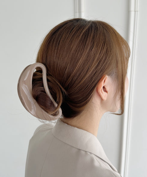 マーブルヘアクリップ | SW4251010 | ブラウン