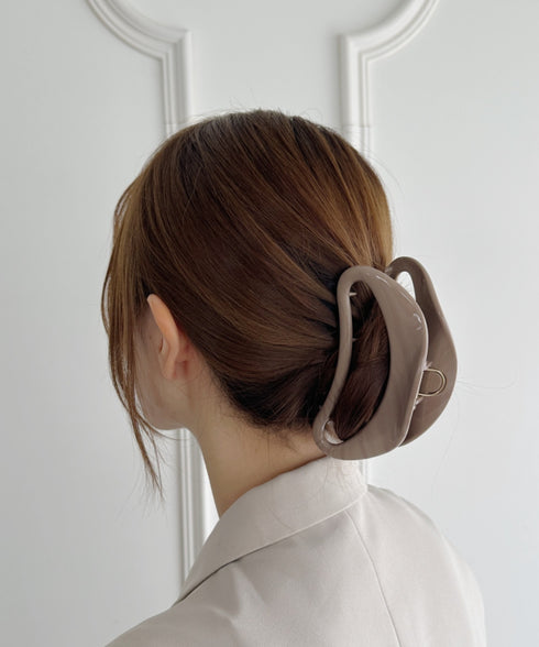 マーブルヘアクリップ | SW4251010 | ブラウン