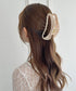 マーブルヘアクリップ | SW4251010 | アイボリー