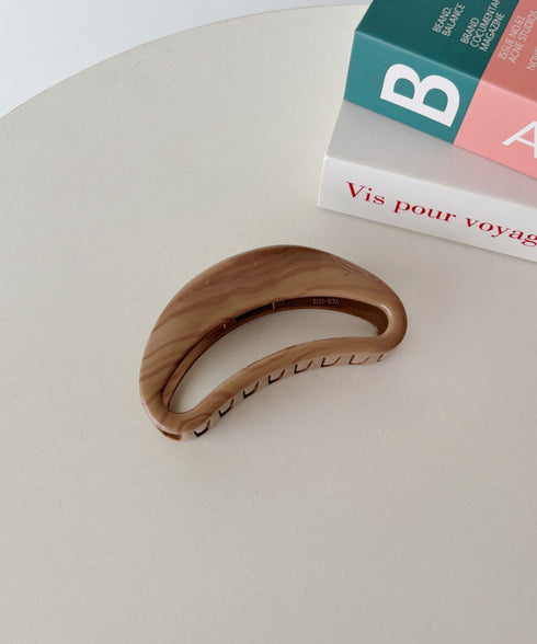 マーブルヘアクリップ | SW4251010 | ブラウン