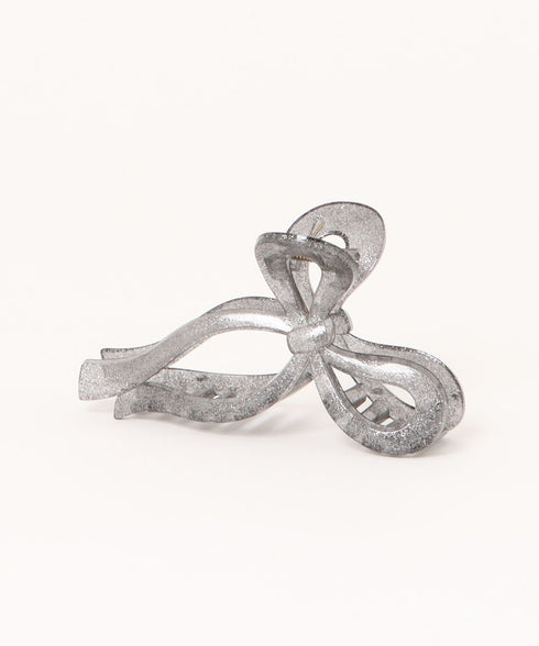 リボンモチーフヘアクリップ | SW4251011 | ブラック系その他