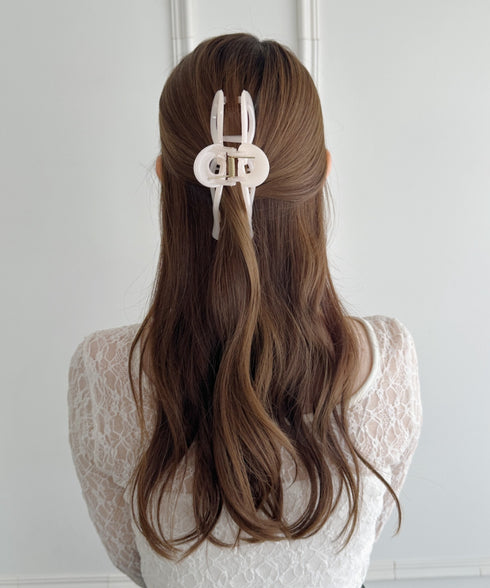 リボンモチーフヘアクリップ | SW4251011 | ホワイト