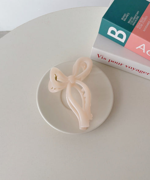 リボンモチーフヘアクリップ | SW4251011 | ホワイト