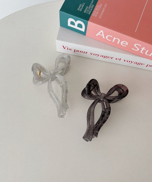 リボンモチーフヘアクリップ | SW4251011 | シルバー