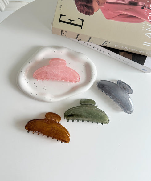 ワンカラーべっ甲ヘアクリップ | SW4251012 | ピンク