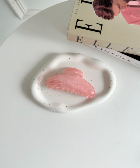 ワンカラーべっ甲ヘアクリップ | SW4251012 | ピンク