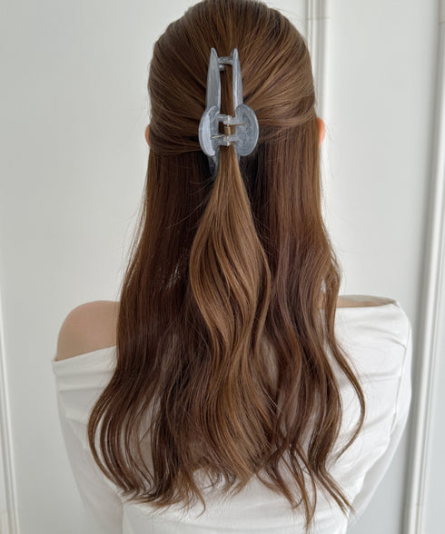 ワンカラーべっ甲ヘアクリップ | SW4251012 | ブルー