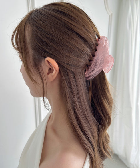 ワンカラーべっ甲ヘアクリップ | SW4251012 | ピンク