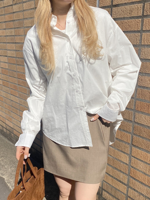 2wayサイドボタンカラーシャツ | SL2251606 | ホワイト