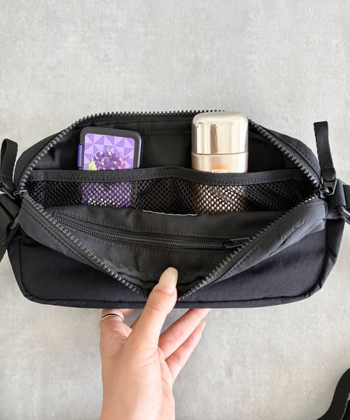 THE NORTH FACE(ザ・ノースフェイス)/軽量 2ポケット ショルダー クロスバッグ/URBAN 2POCKET CROSS BAG | IM1252100 | ブラック