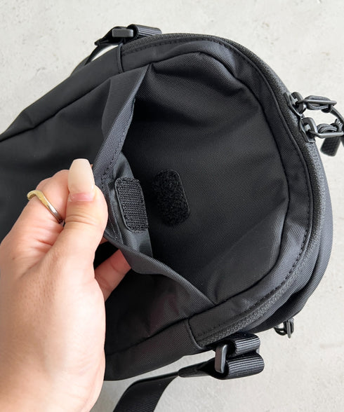 THE NORTH FACE(ザ・ノースフェイス)/ワンポイント ロゴ刺繍 ショルダー クロス ミニバッグ/BIG SHOT CROSS BAG | IM1252101 | ダークパープル