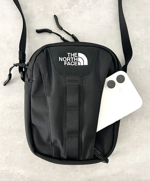 THE NORTH FACE(ザ・ノースフェイス)/ワンポイント ロゴ刺繍 ショルダー クロス ミニバッグ/BIG SHOT CROSS BAG | IM1252101 | ダークベージュ