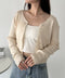 Vネックコンパクトカーディガン | CL2253005 | アイボリー