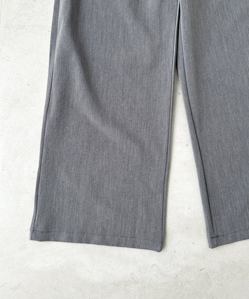 ダブルウエストスラックスワイドパンツ | BA2253003 | グレー