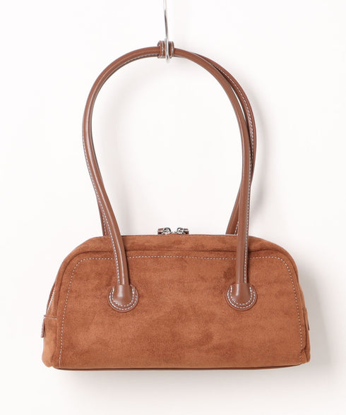 スウェードスクエアボストンバッグ | SL1256039 | ブラウン