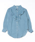 パールボタンフリルデニムシャツ | SL2256048 | ライトブルー