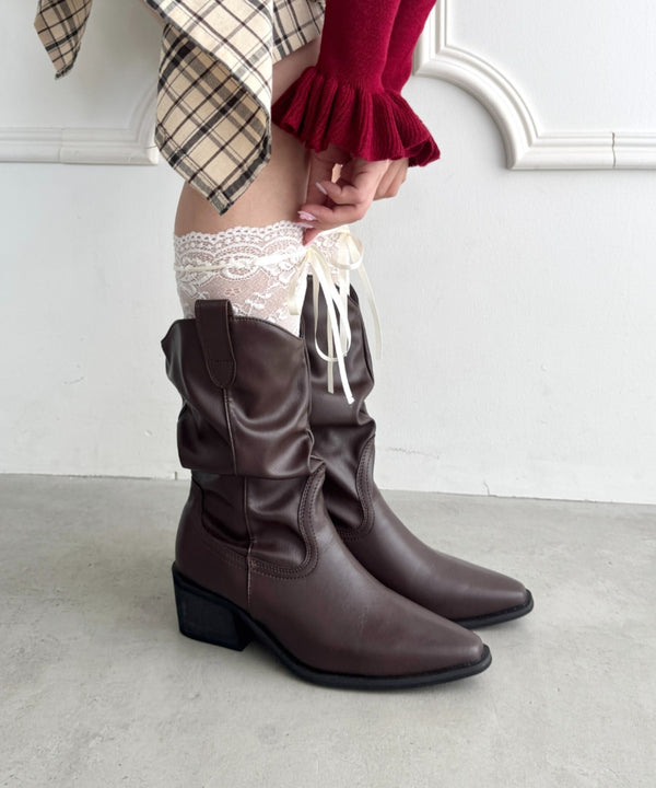 スラウチーウエスタンブーツ | LO3256018 | ブラウン