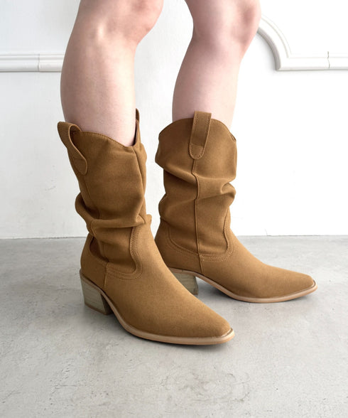 スラウチーウエスタンブーツ | LO3256018 | ベージュ