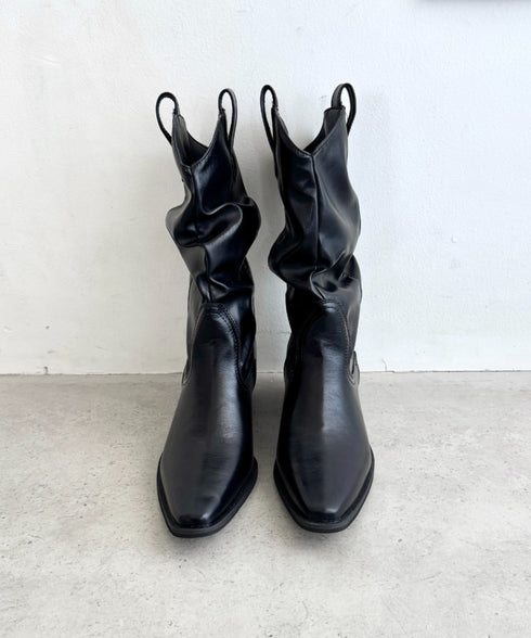 スラウチーウエスタンブーツ | LO3256018 | ブラック