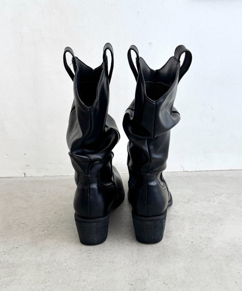 スラウチーウエスタンブーツ | LO3256018 | ブラック