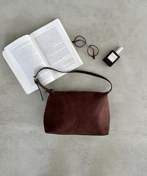 2WAY スウェード風ワンハンドルバッグ ショルダーバッグ | MD1253018 | ブラウン