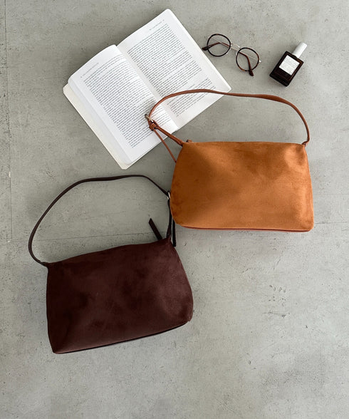 2WAY スウェード風ワンハンドルバッグ ショルダーバッグ | MD1253018 | キャメル