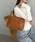2WAY スウェード風ワンハンドルバッグ ショルダーバッグ | MD1253018 | キャメル
