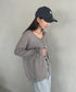 フロントスリットカーディガン | MD2253015 | グレー