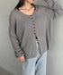 フロントスリットカーディガン | MD2253015 | グレー
