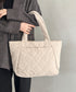 ファスナー付きキルティング軽量トートバッグ マザーズバッグ | MD1253019 | ベージュ