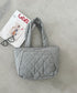 ファスナー付きキルティング軽量トートバッグ マザーズバッグ | MD1253019 | グレー