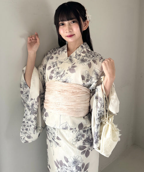 選べる7柄展開 1人で着られる浴衣2点セット(浴衣/帯) セパレート浴衣 かんたん二部式浴衣セット | MD2252056 | その他2