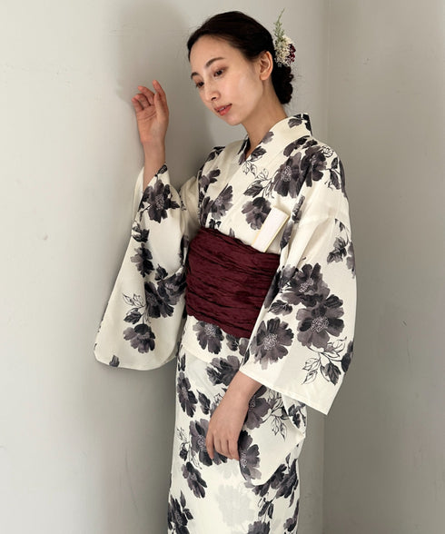 選べる7柄展開 1人で着られる浴衣2点セット(浴衣/帯) セパレート浴衣 かんたん二部式浴衣セット | MD2252056 | その他1