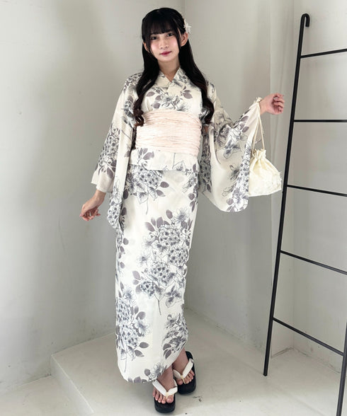 選べる7柄展開 1人で着られる浴衣2点セット(浴衣/帯) セパレート浴衣 かんたん二部式浴衣セット | MD2252056 | その他2