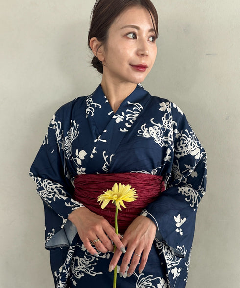 お気に入り20000超え 新柄登場!選べる9柄展開 簡単着付け 浴衣2点セット(浴衣/帯) セパレート浴衣 簡単二部式浴衣セット 結び帯でアレンジ自由■動画あり | MD2252056 | その他9