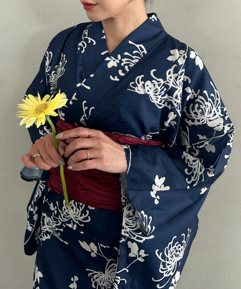 お気に入り20000超え 新柄登場!選べる9柄展開 簡単着付け 浴衣2点セット(浴衣/帯) セパレート浴衣 簡単二部式浴衣セット 結び帯でアレンジ自由■動画あり | MD2252056 | その他9