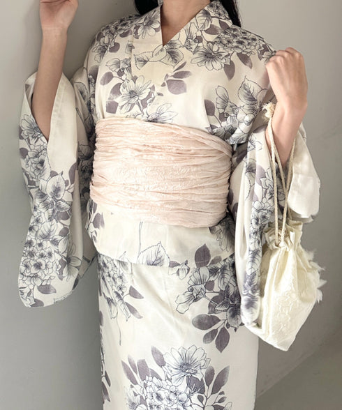 選べる7柄展開 1人で着られる浴衣2点セット(浴衣/帯) セパレート浴衣 かんたん二部式浴衣セット | MD2252056 | その他2