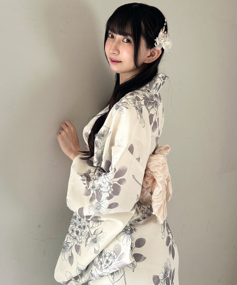 選べる7柄展開 1人で着られる浴衣2点セット(浴衣/帯) セパレート浴衣 かんたん二部式浴衣セット | MD2252056 | その他2