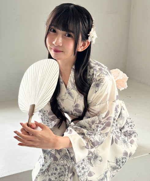 選べる7柄展開 1人で着られる浴衣2点セット(浴衣/帯) セパレート浴衣 かんたん二部式浴衣セット | MD2252056 | その他2