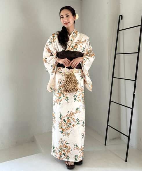 選べる7柄展開 1人で着られる浴衣2点セット(浴衣/帯) セパレート浴衣 かんたん二部式浴衣セット | MD2252056 | その他3