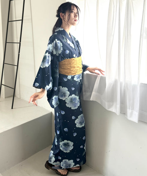 選べる7柄展開 1人で着られる浴衣2点セット(浴衣/帯) セパレート浴衣 かんたん二部式浴衣セット | MD2252056 | その他4