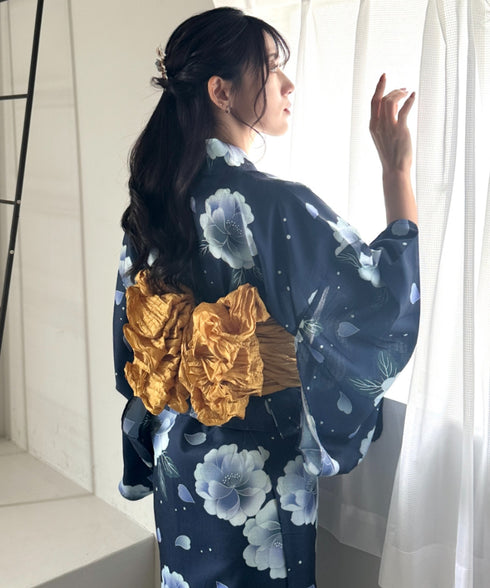 選べる7柄展開 1人で着られる浴衣2点セット(浴衣/帯) セパレート浴衣 かんたん二部式浴衣セット | MD2252056 | その他4