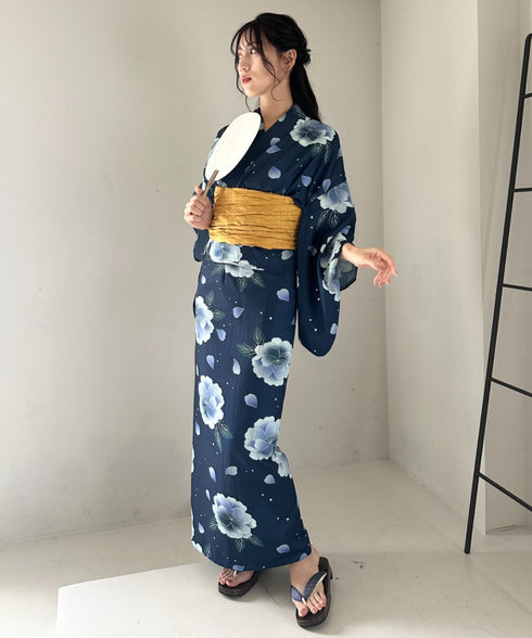 選べる7柄展開 1人で着られる浴衣2点セット(浴衣/帯) セパレート浴衣 かんたん二部式浴衣セット | MD2252056 | その他4