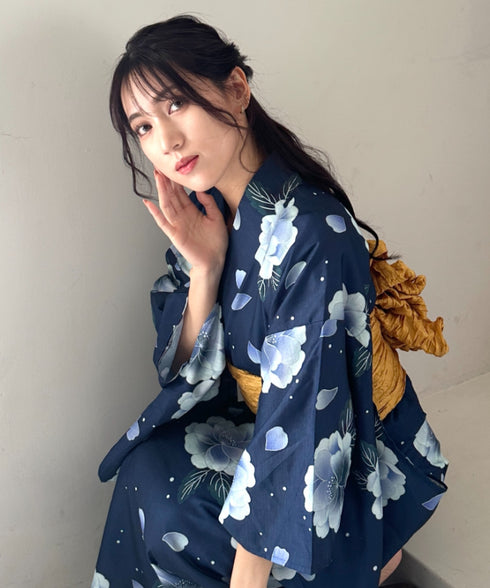 選べる7柄展開 1人で着られる浴衣2点セット(浴衣/帯) セパレート浴衣 かんたん二部式浴衣セット | MD2252056 | その他4