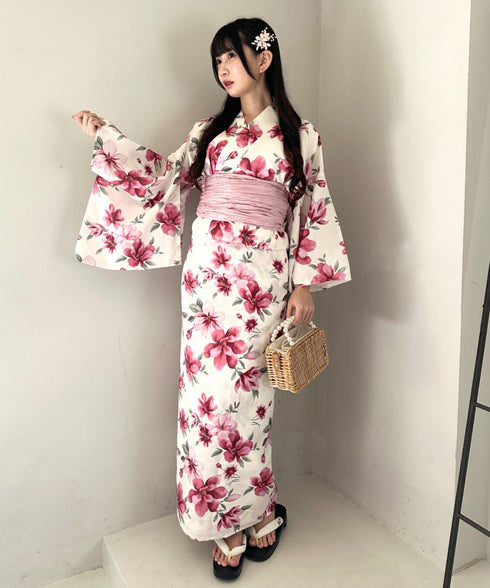 選べる7柄展開 1人で着られる浴衣2点セット(浴衣/帯) セパレート浴衣 かんたん二部式浴衣セット | MD2252056 | その他6